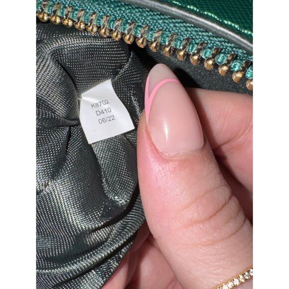 Kate Spade Schuyler Mini Backpack Deep Jade Green Saffiano EUC main image 9